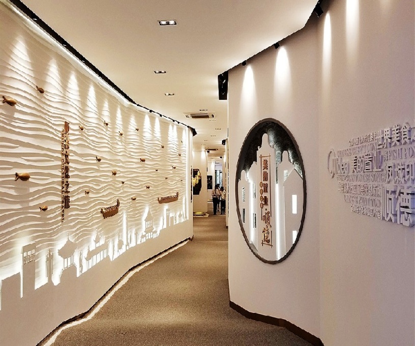 文化长廊设计走廊通道过道文化墙展示墙设计制作装修施工安装