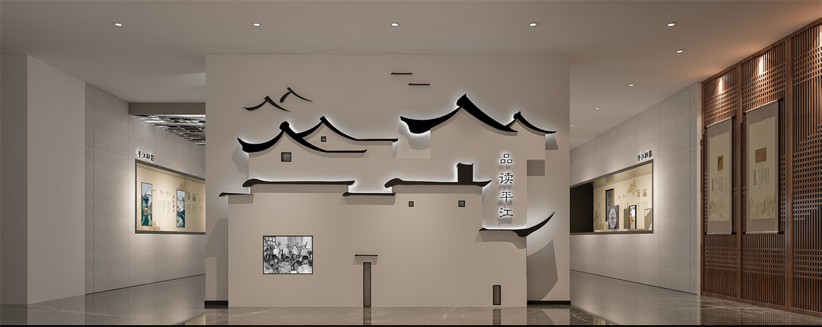 深圳文化墙设计,中式文化墙